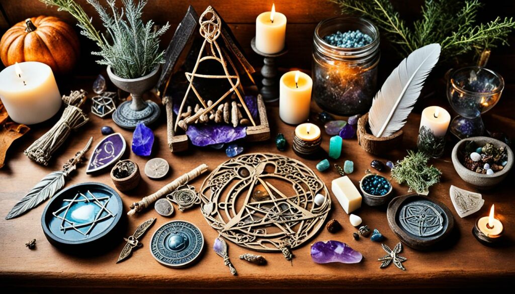 wicca and essential wiccan supplies and tools for protection